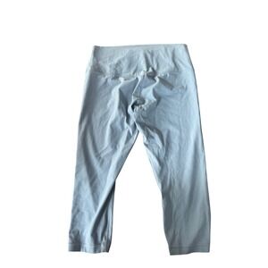 Lululemon Align High-Rise Crop Leggings Light Blue Yoga Athleisure Size 14